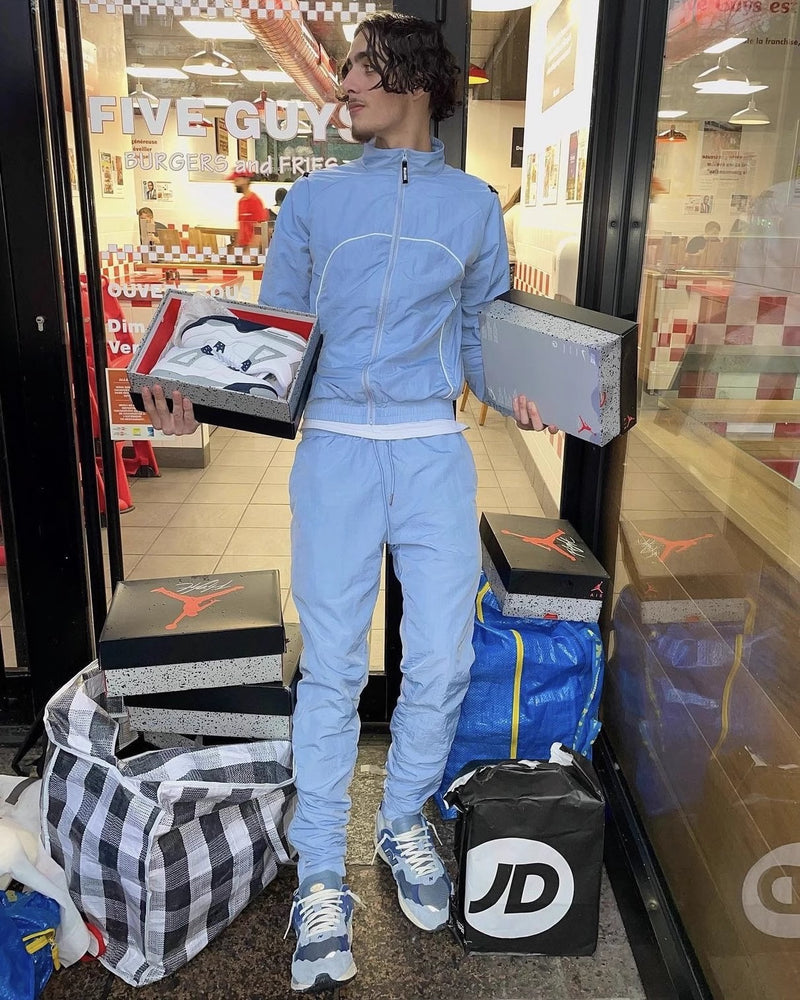 Conjunto Trapstar Irongate 2.0 Shellsuit Azul