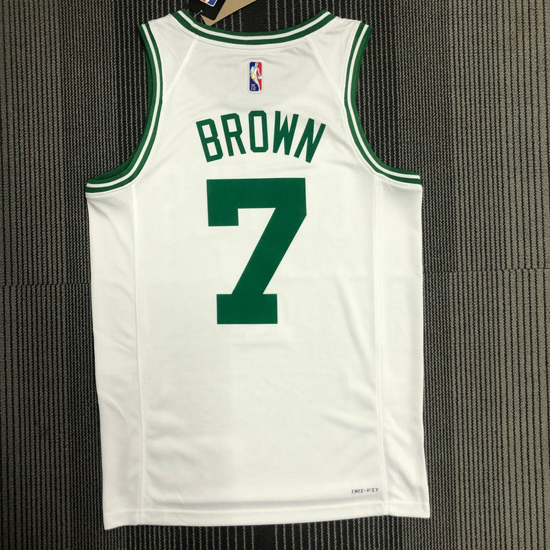 Boston Celtics 7 J Brown Jersey