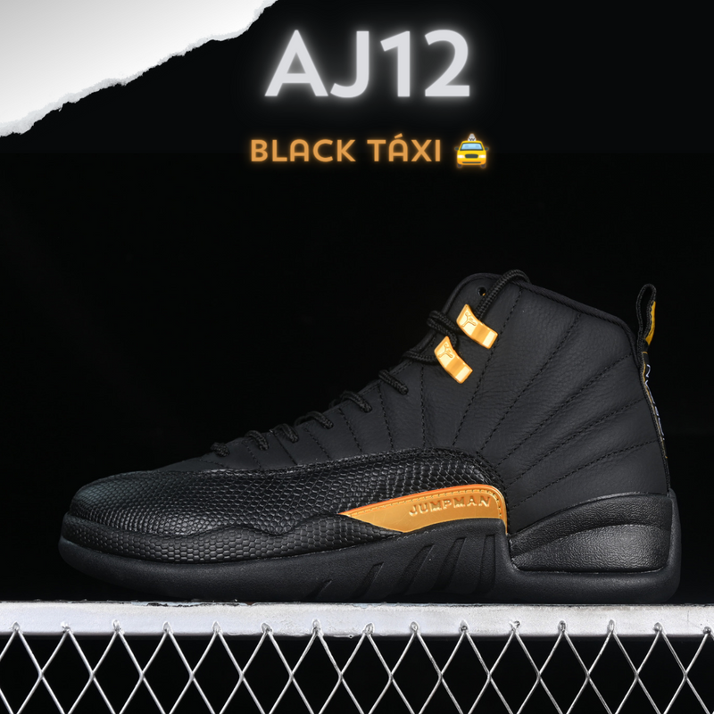 AIR JORDAN 12 "BLACK TAXI"