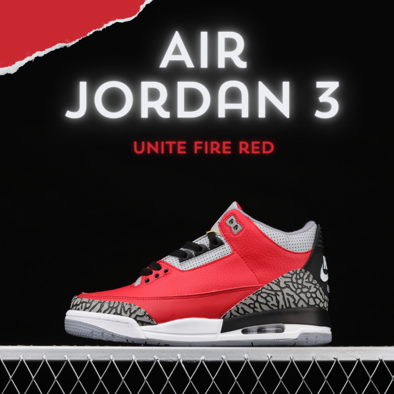 Air Jordan 3 "UniteFire Red"