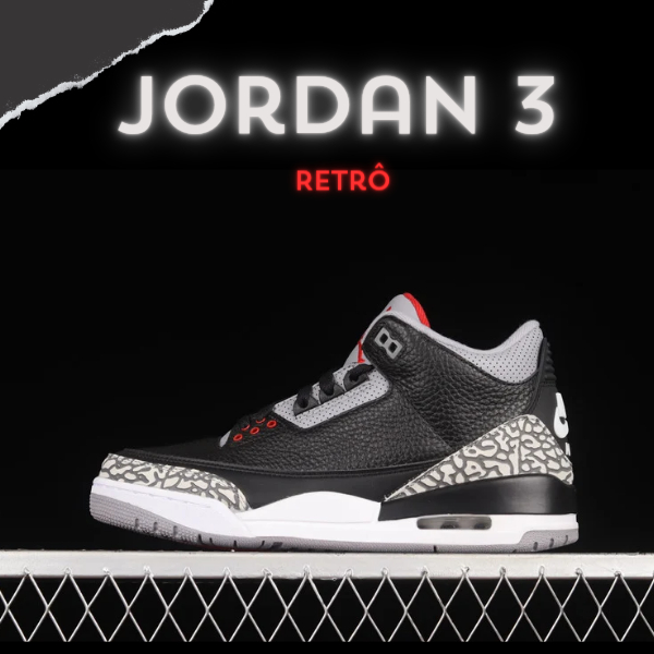 Air Jordan 3 "Black Cement""