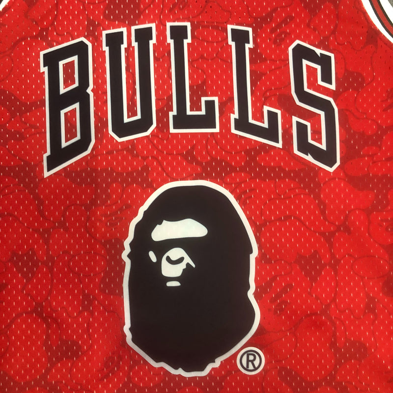 Bape x Mitchell Ness Bulls