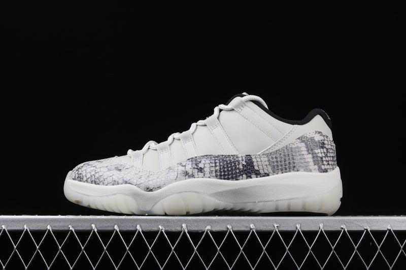 Air Jordan 11 Low "Light Bone Snakeskin"