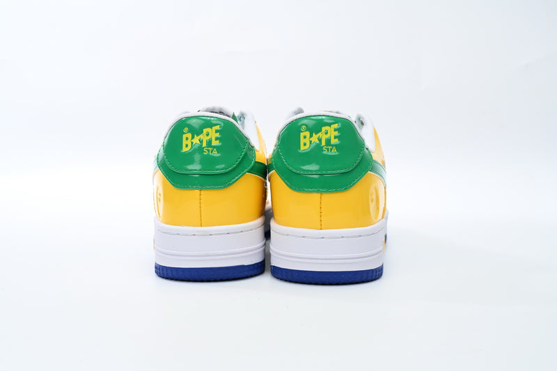 BAPE STA Low Black Yellow Green Orchid