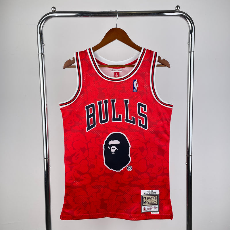 Bape x Mitchell Ness Bulls