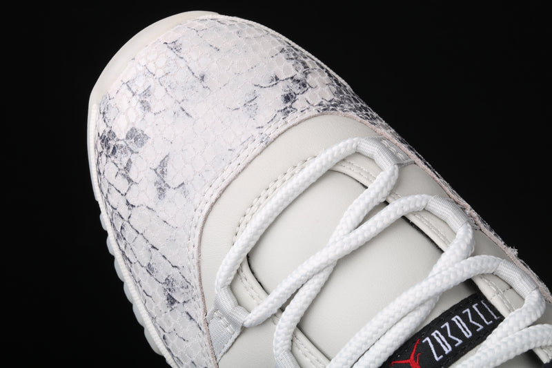 Air Jordan 11 Low "Light Bone Snakeskin"