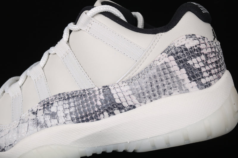 Air Jordan 11 Low "Light Bone Snakeskin"