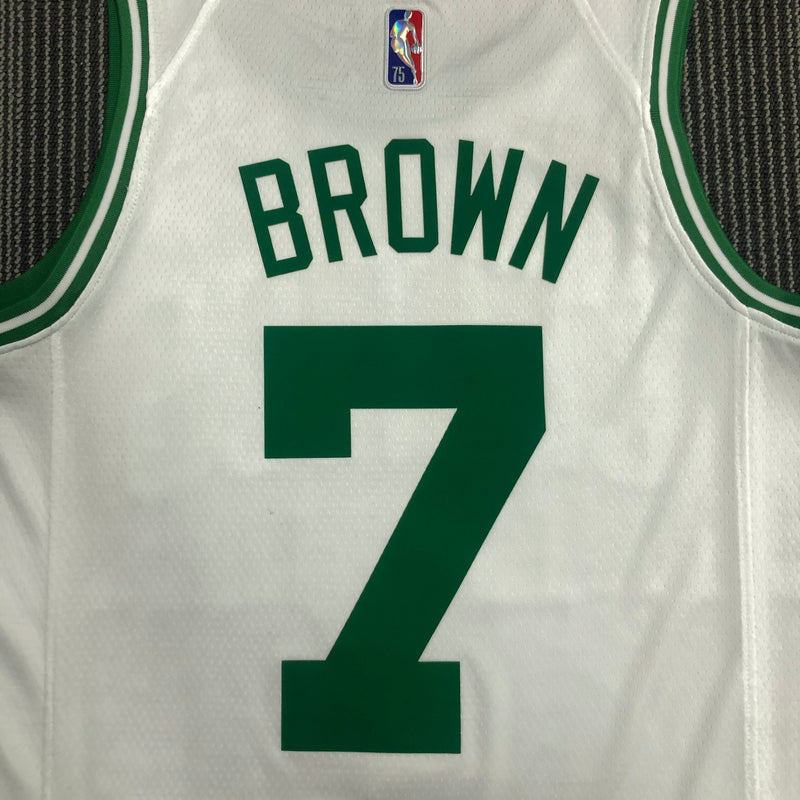 Boston Celtics 7 J Brown Jersey