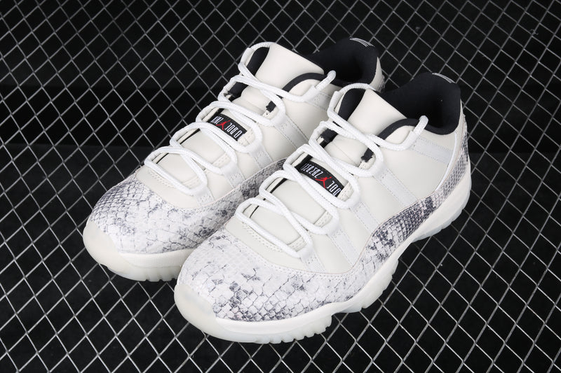 Air Jordan 11 Low "Light Bone Snakeskin"