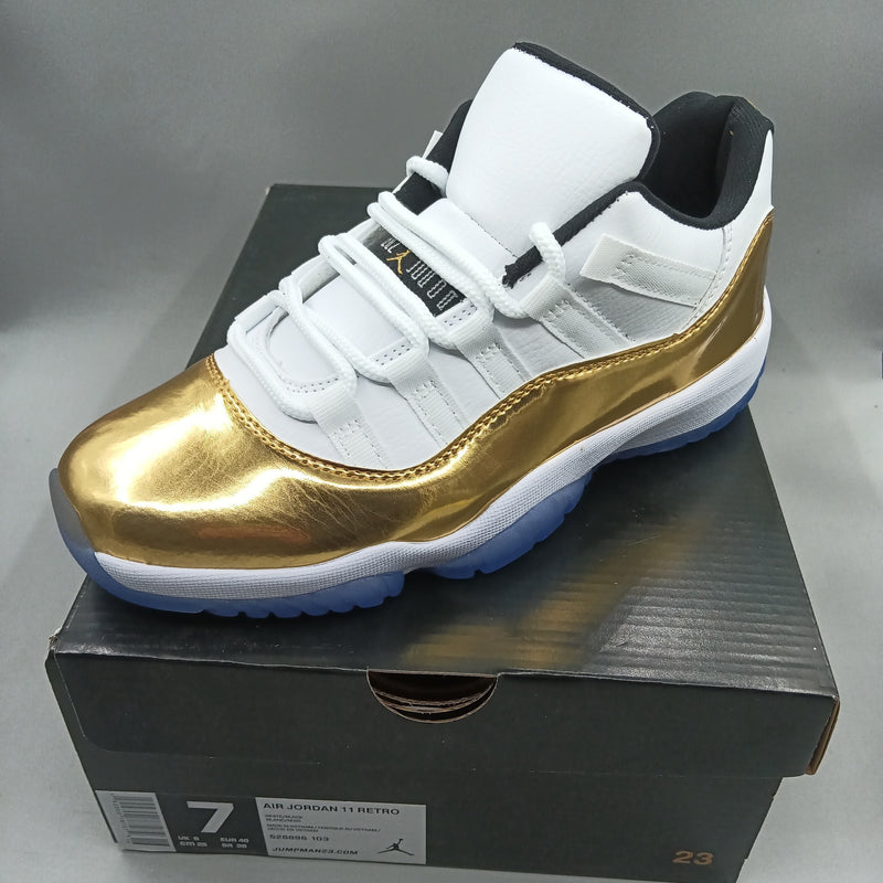 Jordan 11 LOW "Gold Metal"