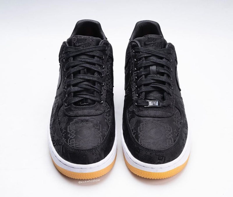 Air Force 1 Low Clot - Black Preta Silk Sapato (SNKR/Unisex Unissex)