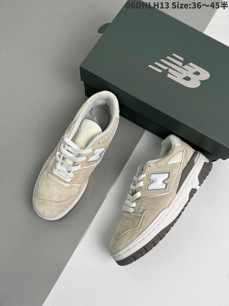 New Balance 550 (leve camada de veludo)