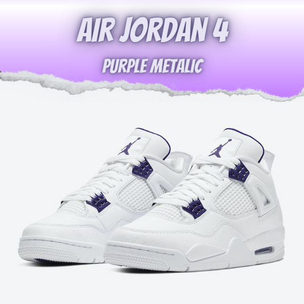 Air Jordan 4 "Court Purple" Metalic