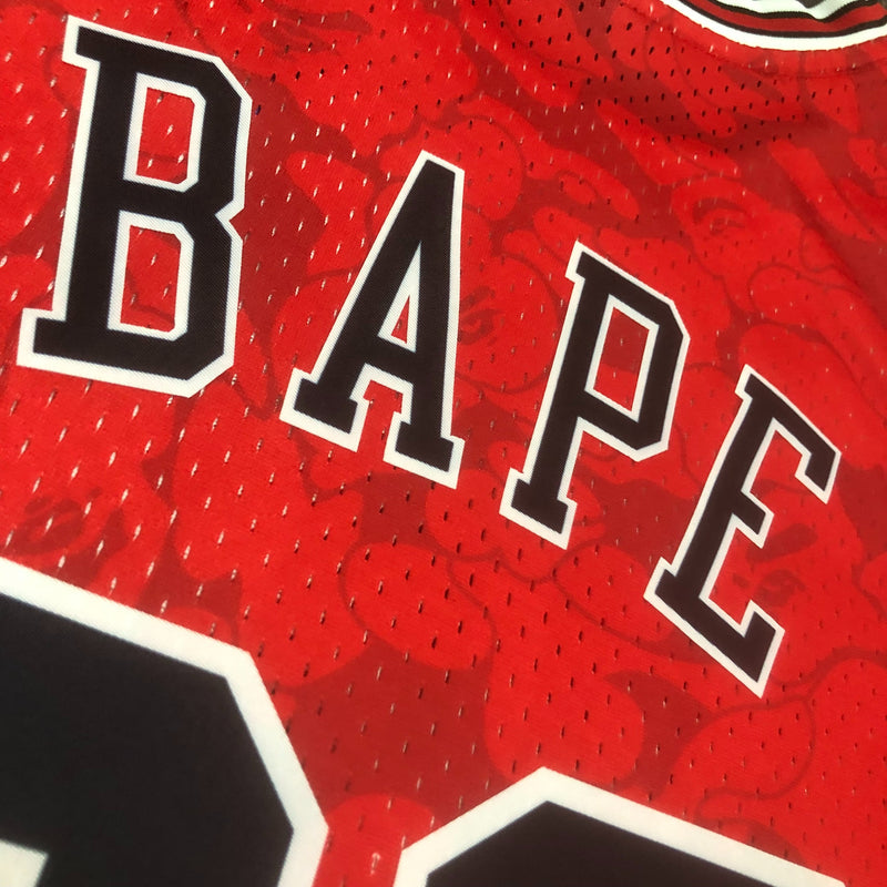 Bape x Mitchell Ness Bulls