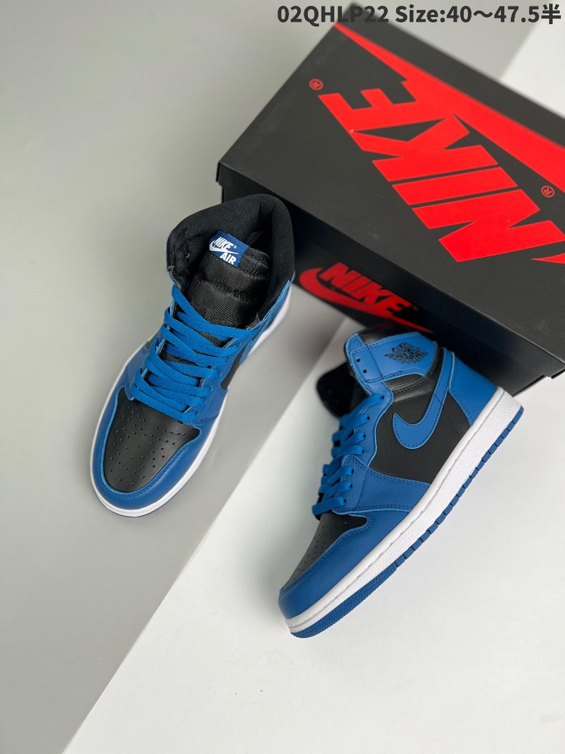 AIR JORDAN 1 HIGH "BLACK BLUE"