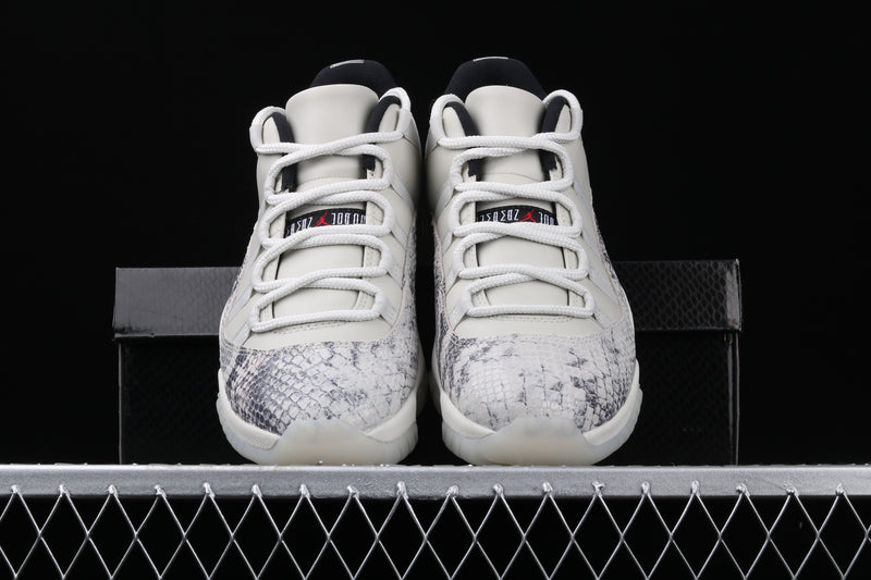 Air Jordan 11 Low "Light Bone Snakeskin"