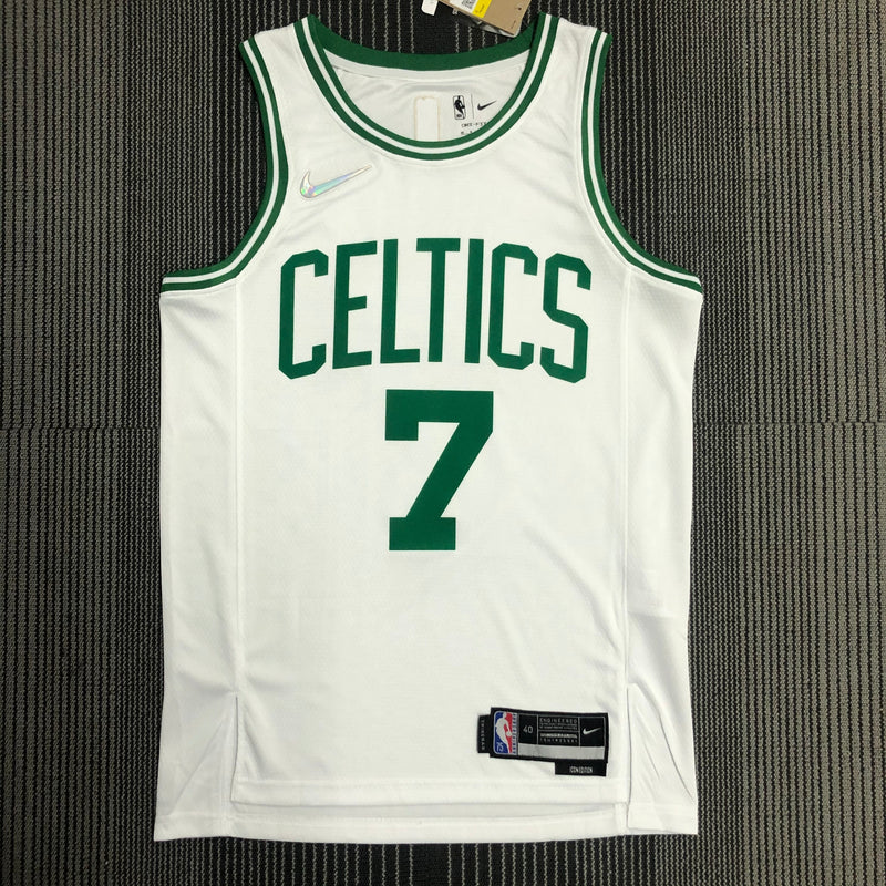 Boston Celtics 7 J Brown Jersey