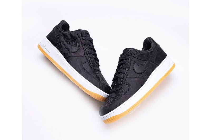 Air Force 1 Low Clot - Black Preta Silk Sapato (SNKR/Unisex Unissex)