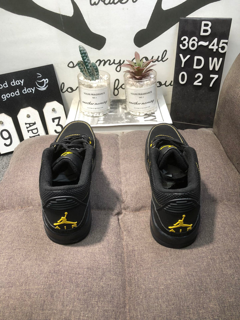 Air Jordan 3 ' History Month' Black Preta/Metallic Gold