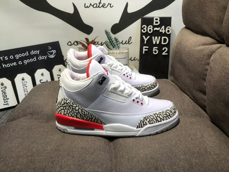 Air Jordan 3 Retrô "Red Withe"