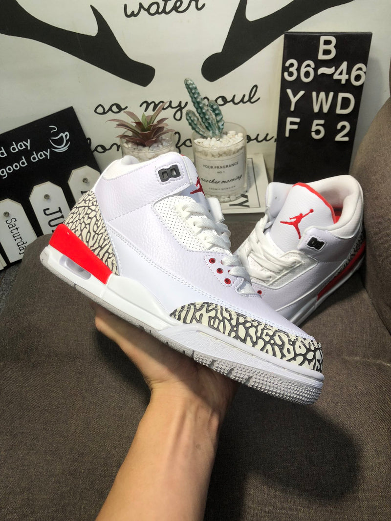 Air Jordan 3 Retrô "Red Withe"