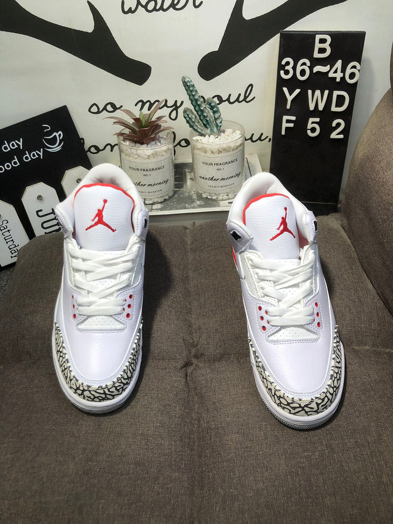 Air Jordan 3 Retrô "Red Withe"