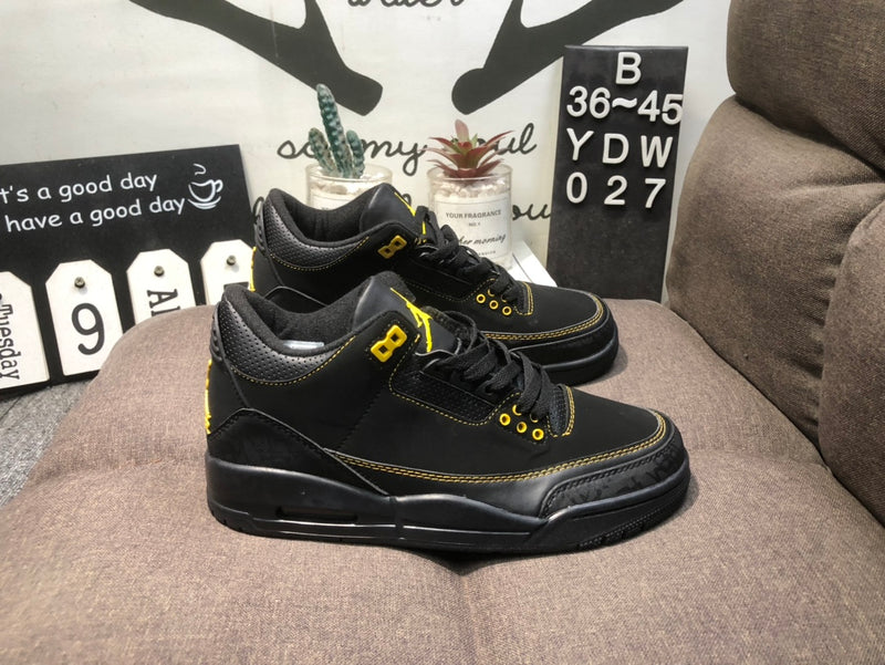 Air Jordan 3 ' History Month' Black Preta/Metallic Gold